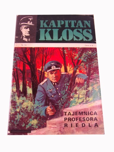 KAPITAN KLOSS 15. TAJEMNICA PROFESORA RIEDLA wydanie I 1973 r.