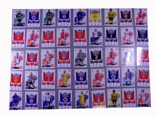 ZESTAW 45 KART PIŁKARSKICH - różne, zestaw nr 2