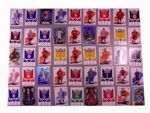 ZESTAW 45 KART PIŁKARSKICH - różne, zestaw nr 4