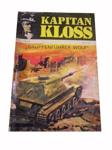 KAPITAN KLOSS 19. "GRUPPENFUHRER WOLF" wyd. I 1973 r.