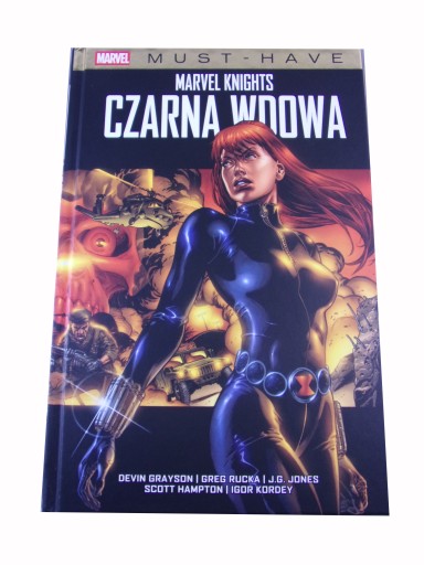 MARVEL MUST - HAVE 11. MARVEL KNIGHTS CZARNA WDOWA z grafiką