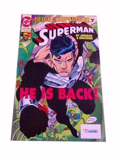 SUPERMAN 7/96 TM-Semic