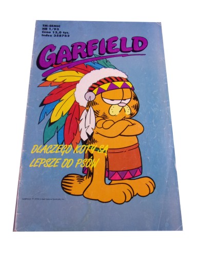 GARFIELD 1/93 z plakatem