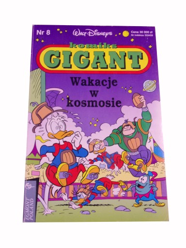 KOMIKS GIGANT 8. WAKACJE W KOSMOSIE 1993 r.