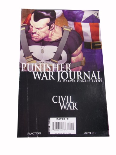 PUNISHER WAR JOURNAL #2 CIVIL WAR 2006 r. wyd. anglojęzyczne