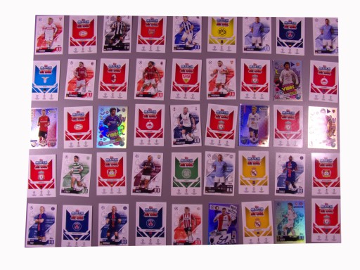 ZESTAW 45 KART PIŁKARSKICH - różne, zestaw nr 3