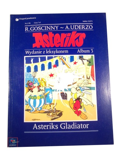 ASTERIKS GLADIATOR 98 r. wydanie z leksykonem