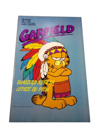 GARFIELD 1/93 TM-Semic