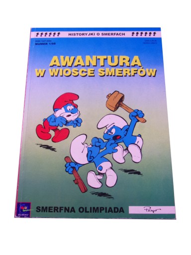 AWANTURA W WIOSCE SMERFÓW 1/98 SMERFNA OLIMPIADA wyd. I 1998 r.